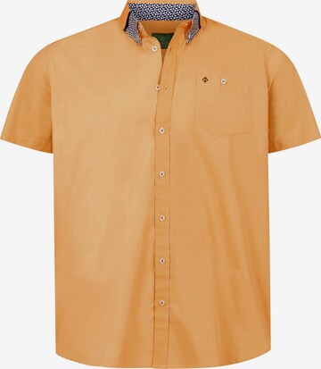 Fit confort Chemise ' Duke Grayson ' Charles Colby en orange : devant