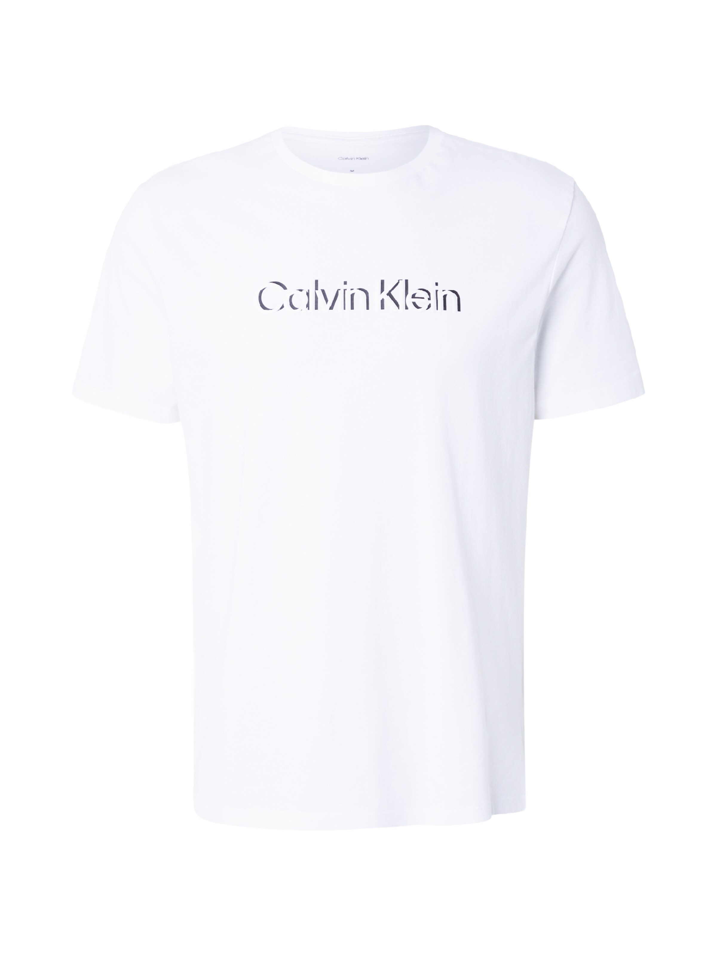 Calvin Klein T-Shirt en noir / blanc, Vue avec produit