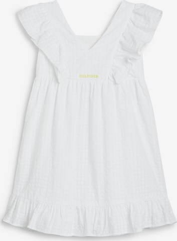 Robe TOMMY HILFIGER en blanc : devant