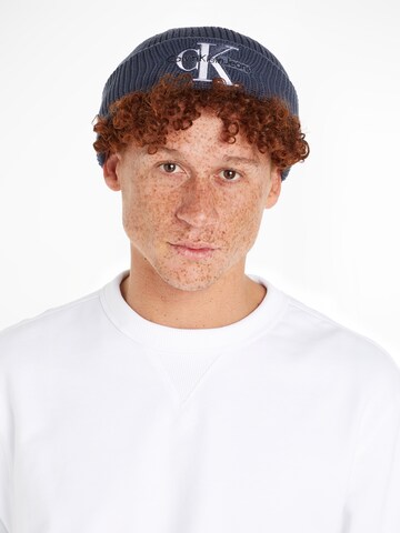 Calvin Klein Jeans Cap in Blue: front