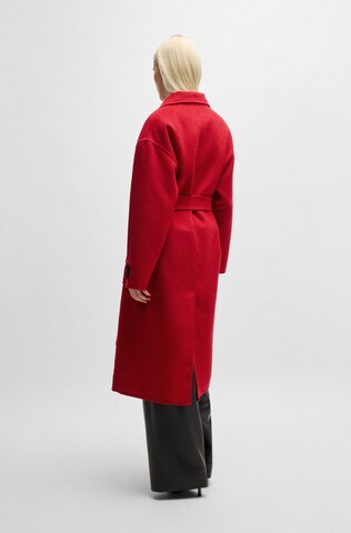 HUGO Between-Seasons Coat in Red