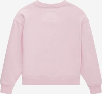 TOM TAILOR Sweatshirt i rosa