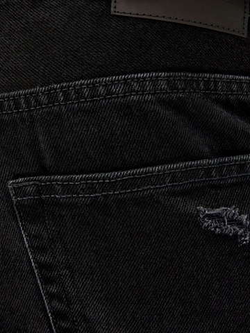 Loosefit Jeans de la Bershka pe negru