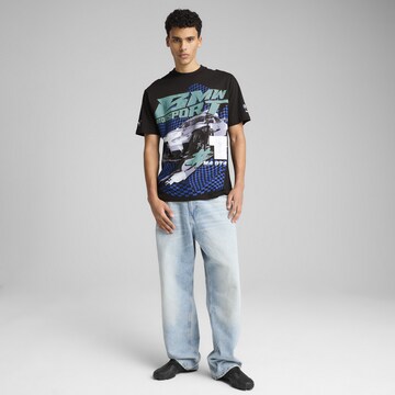 PUMA Shirt 'BMW M Motorsport' in Zwart