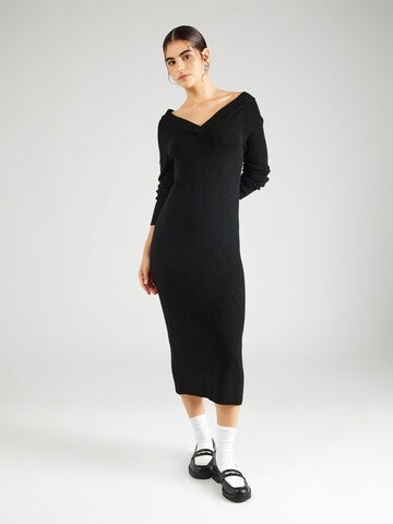 ONLY Knitted dress 'ONLJEANETT' in Black: front