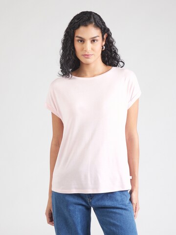 T-shirt QS en rose : devant