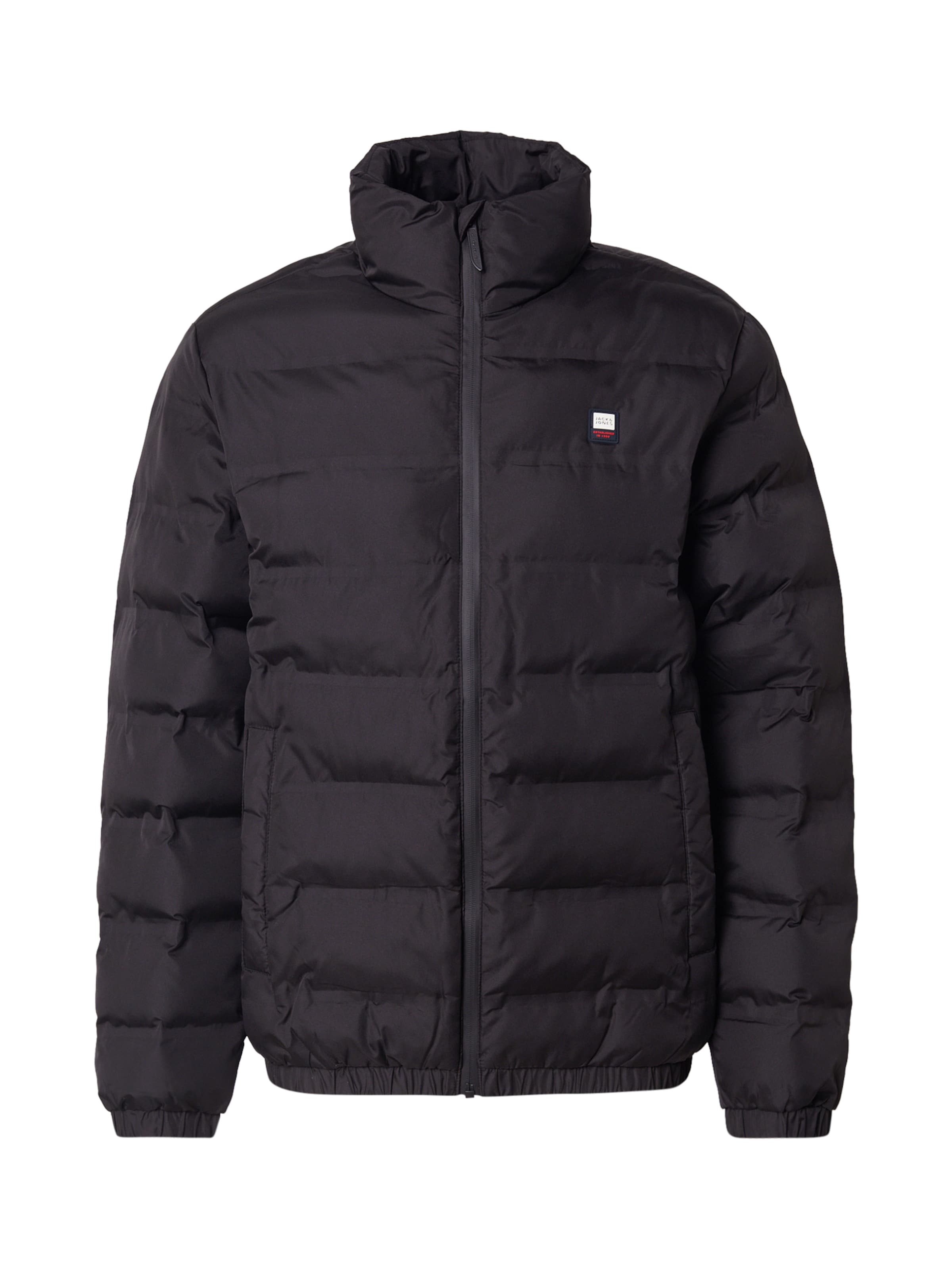 JACK & JONES Winter Jacket 'JCOFUSION' in Black: front