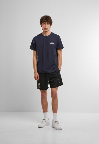 Lost Youth Regular Hose 'Right Direction' in Schwarz