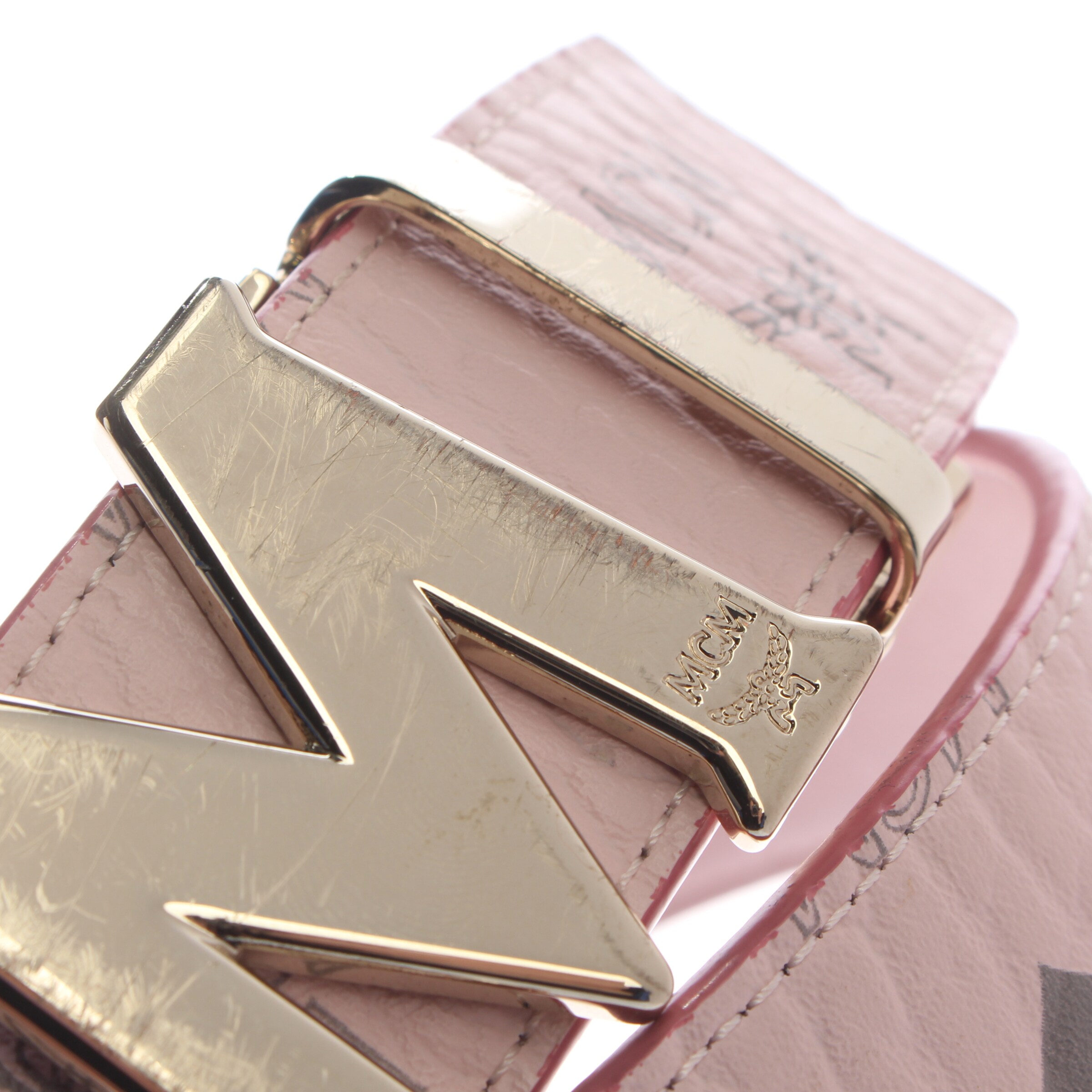 MCM Gürtel M in Pink