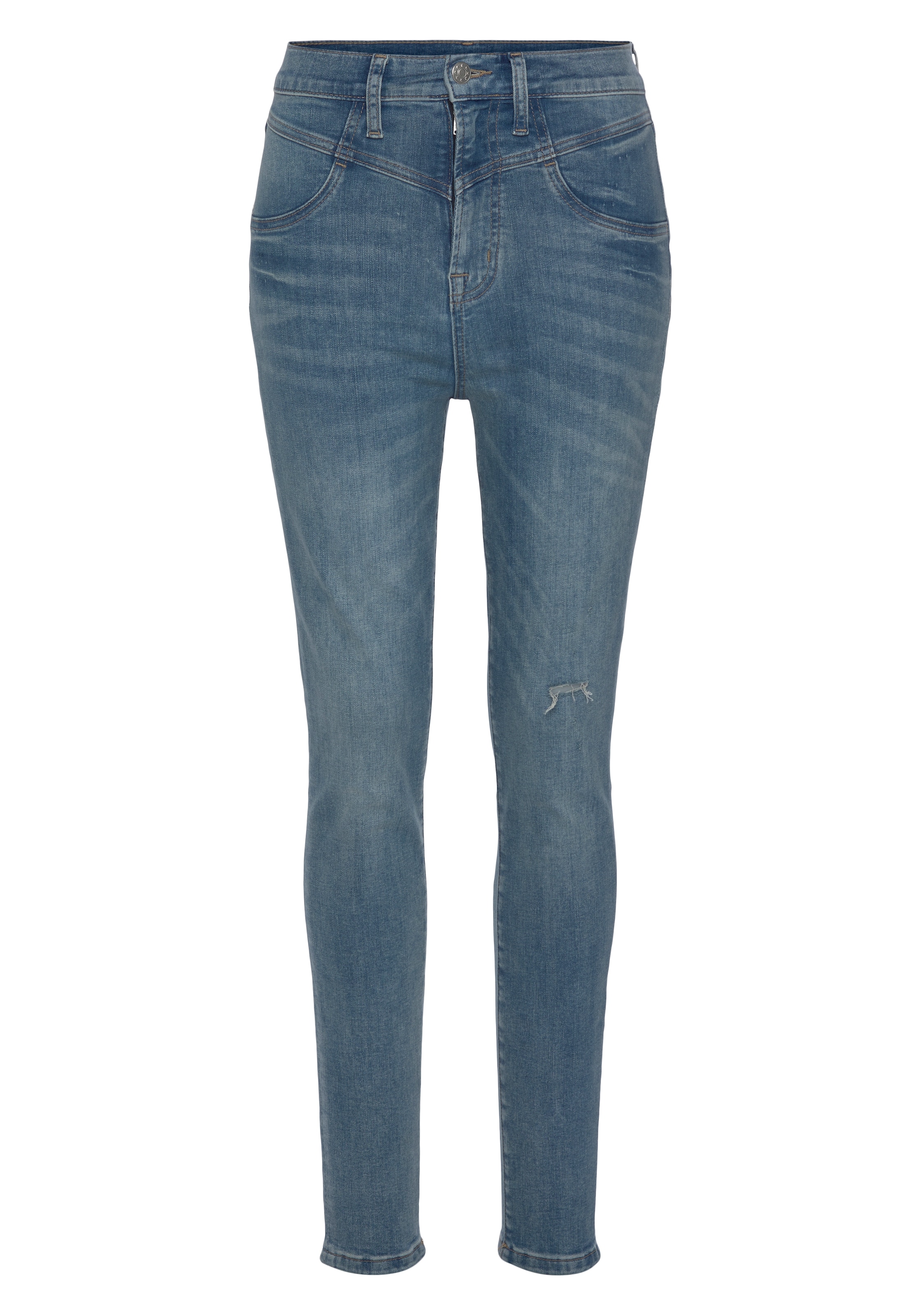 Skinny Jean LASCANA en bleu : devant