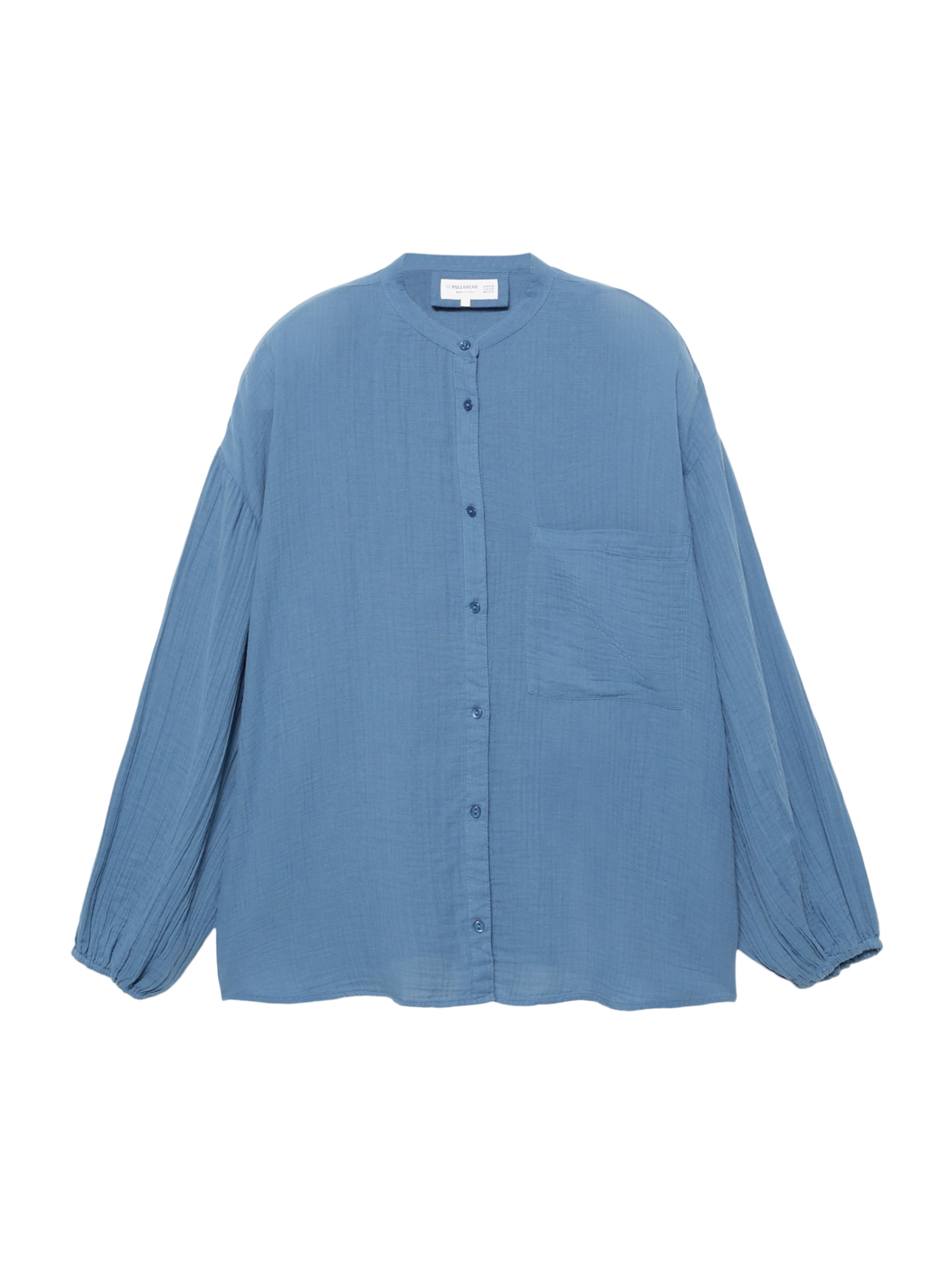 Pull&Bear Blouse in Blue: front