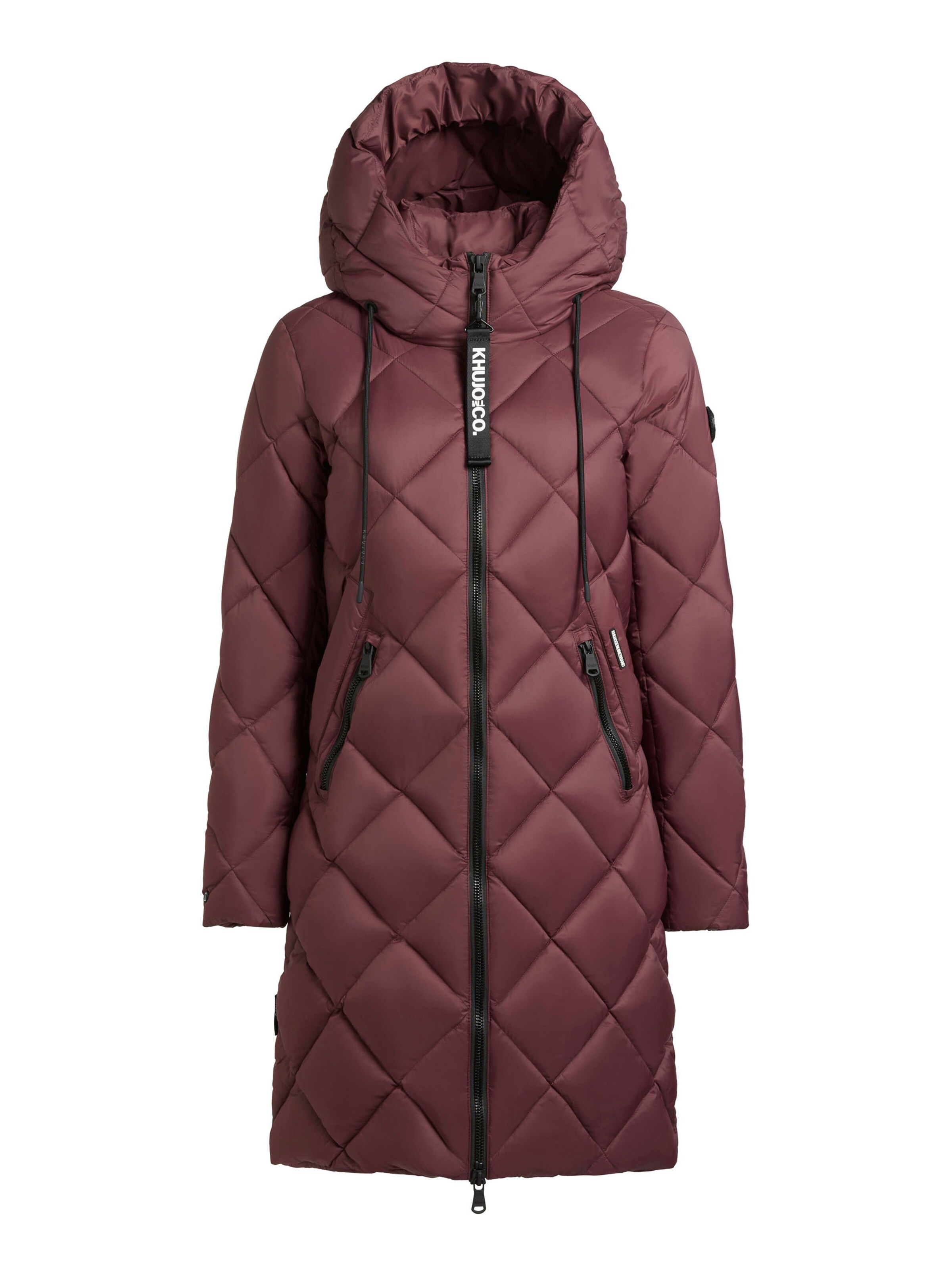 khujo Winter coat 'Linda' in Red: front