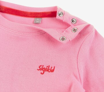 SIGIKID T-shirt 'MY LITTLE FRIEND' i rosa