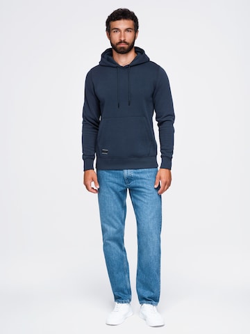 Sweat-shirt Ombre en bleu