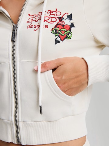 Ed Hardy Ζακέτα φούτερ σε μπεζ