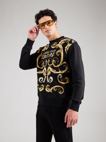 Versace Jeans Couture Sweatshirt in Schwarz: Vorderseite