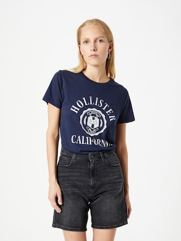 HOLLISTER T-Shirt in Blau: predná strana