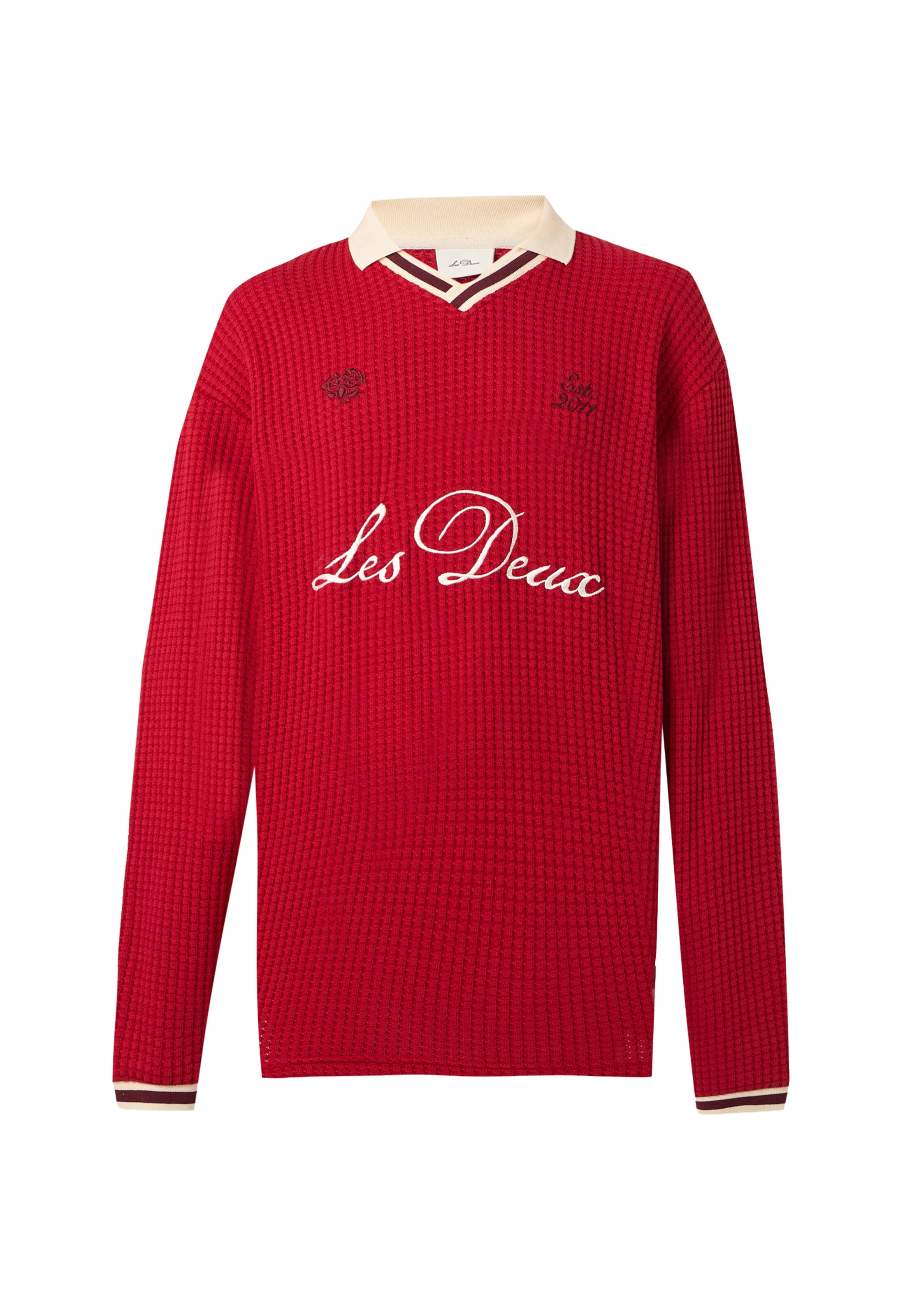 Les Deux Sweatshirt in Red: front