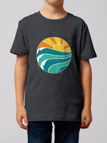 watabout.kids Shirt 'Summer Sun' in Grey: front