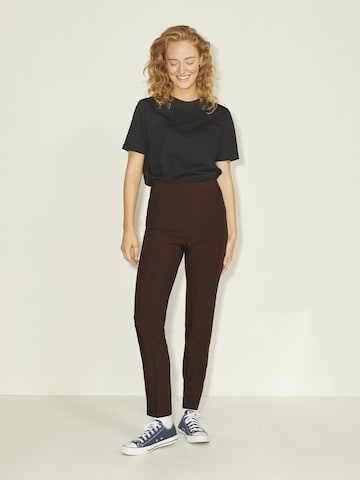 JJXX Flared Trousers with creases 'JXKatie' in Brown