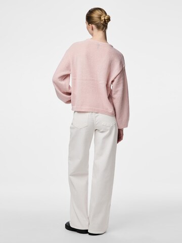 PIECES Knit cardigan 'PCIda' in Pink