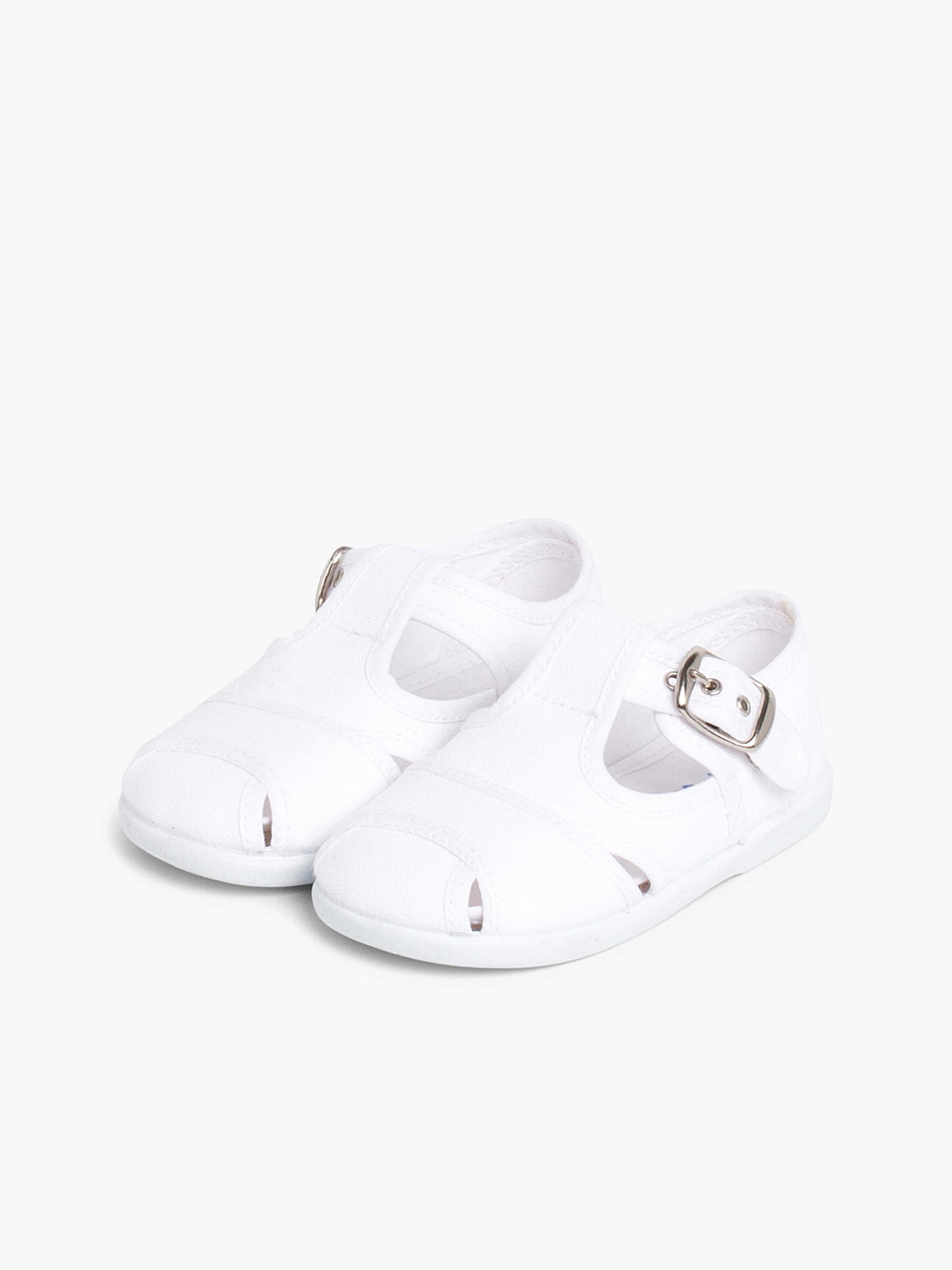 Pisamonas First-Step Shoes in White