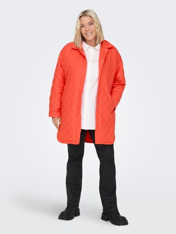 Manteau mi-saison 'New Tanzia' ONLY Carmakoma en orange