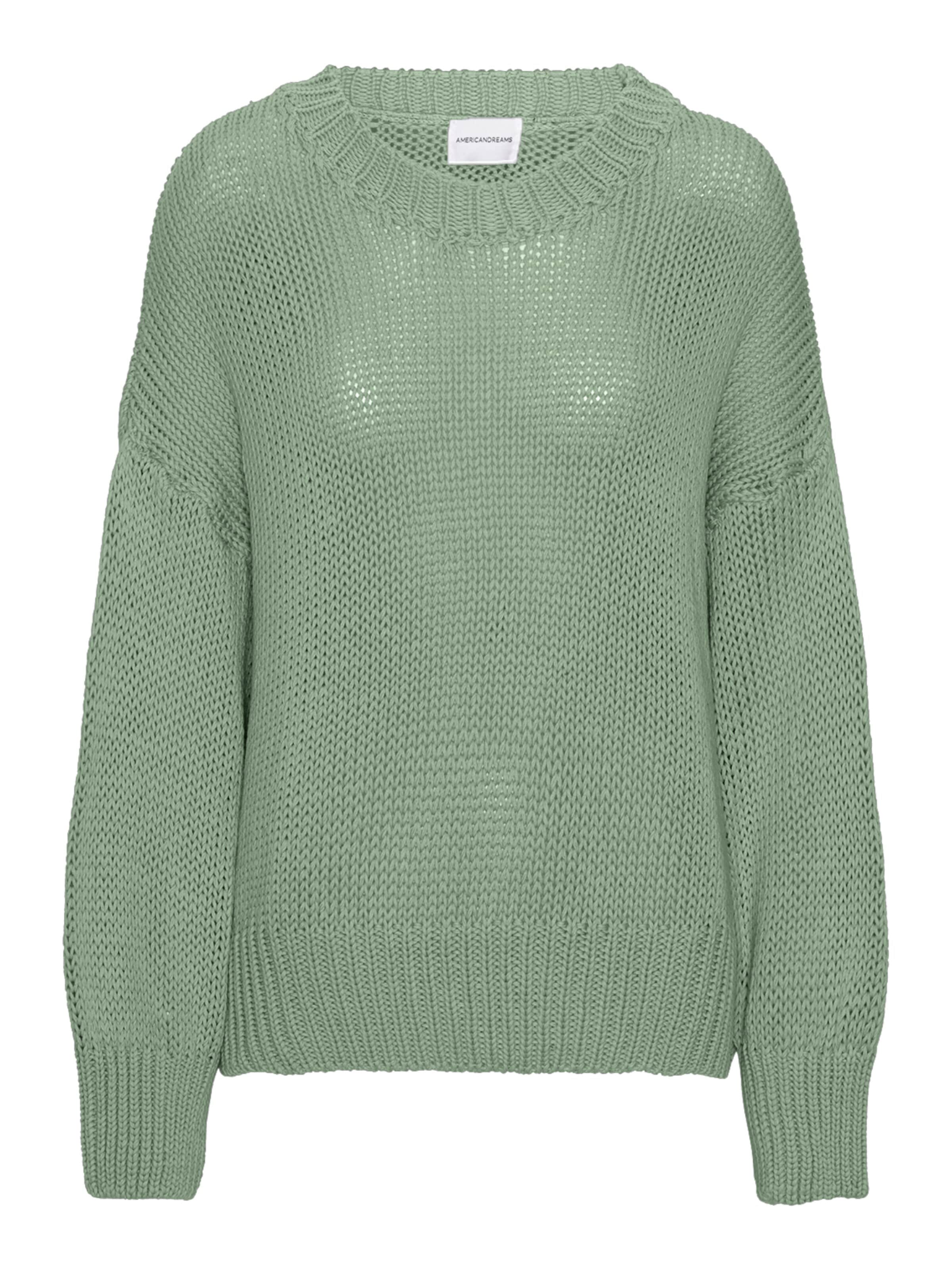 americandreams Oversized sweater 'Pepper' in Green: front
