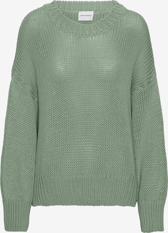 americandreams Oversizepullover 'Pepper' in Grün: Vorderseite