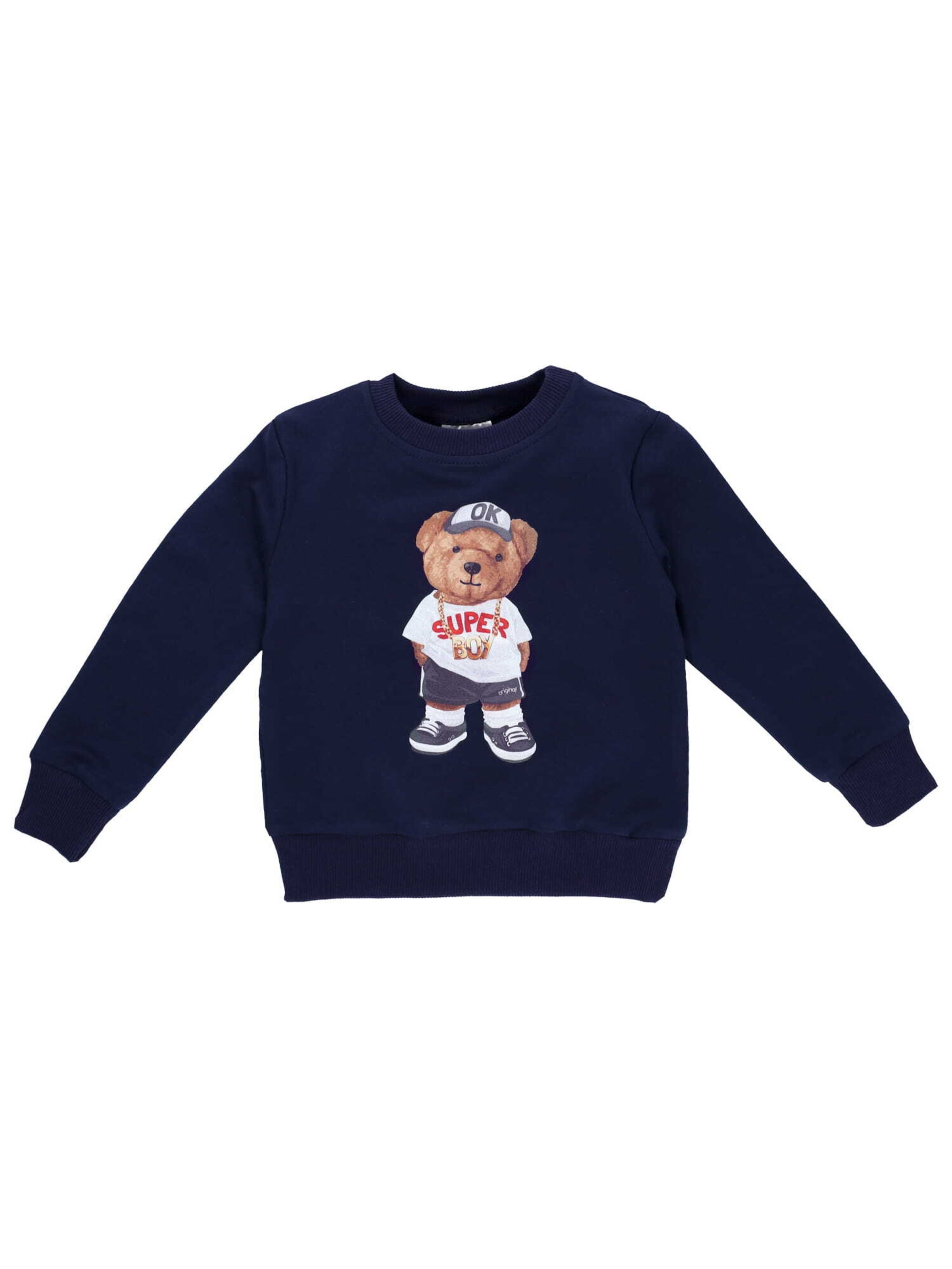 NINI Sweatshirt in Blauw: voorkant