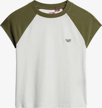 Superdry Shirt in grün / weiß, Produktansicht