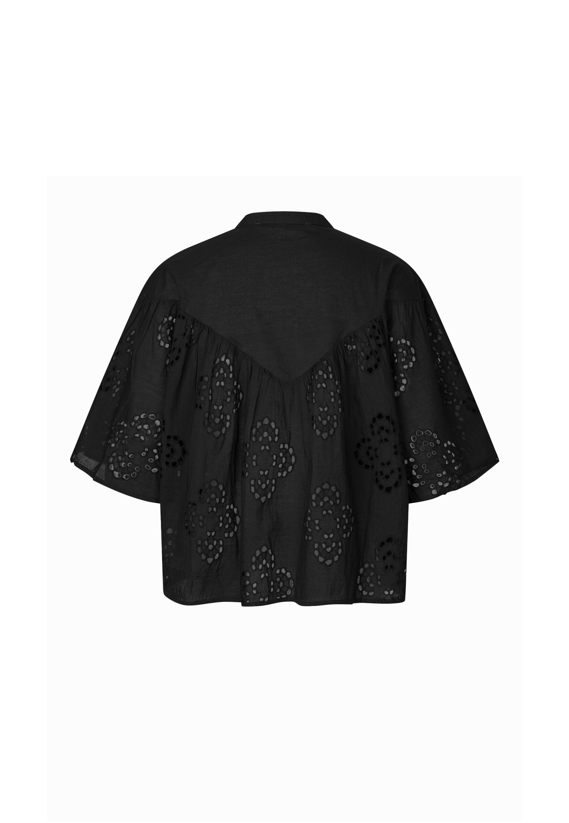 SECOND FEMALE - Blusa 'Angelina' em preto