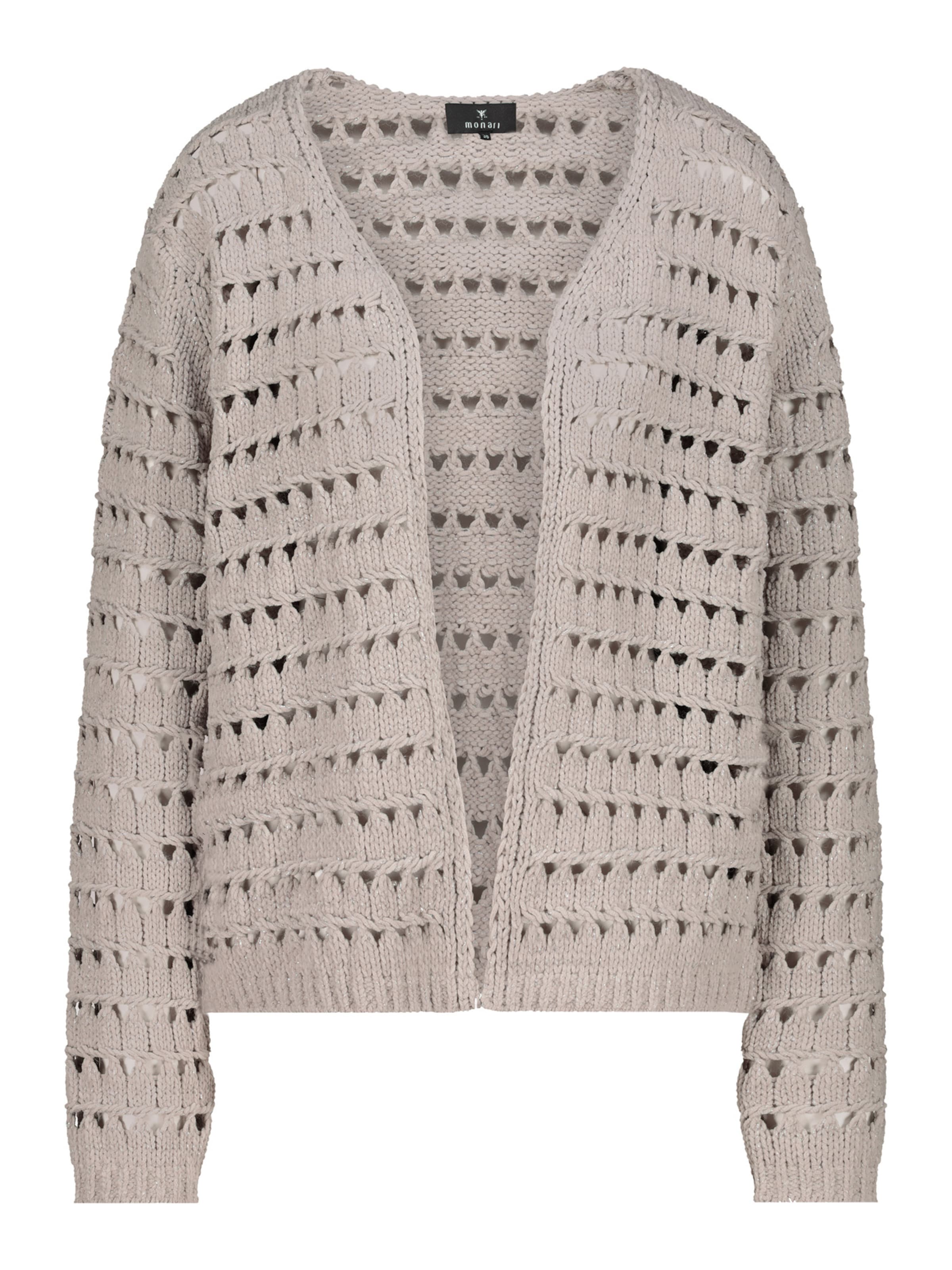 monari Knit Cardigan in Grey: front
