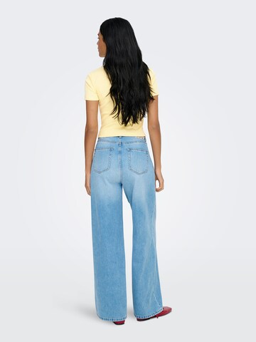 ONLY Koszulka 'ONLVAL' w kolorze żółty