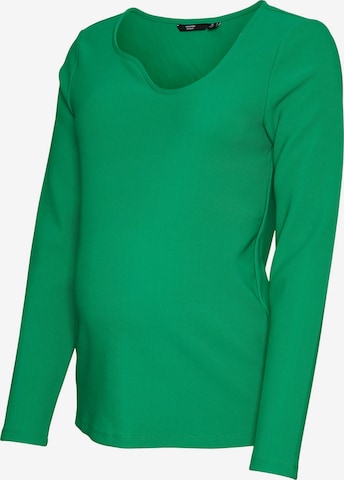 Vero Moda Maternity قميص 'Windy' بلون أخضر: الأمام