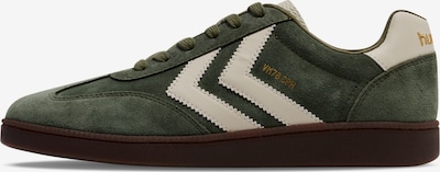 Hummel Sneaker in 42 in beige / dunkelgrün, Produktansicht