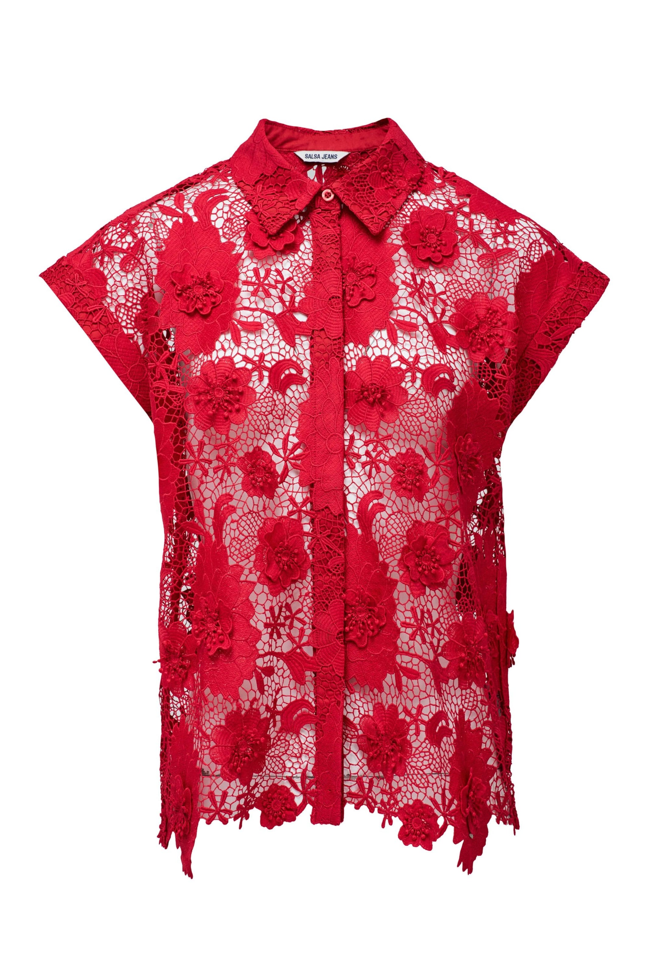 Salsa Jeans Blouse in Red: front