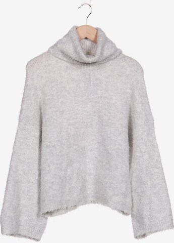 NA-KD Sweater & Cardigan in S in Grey: front