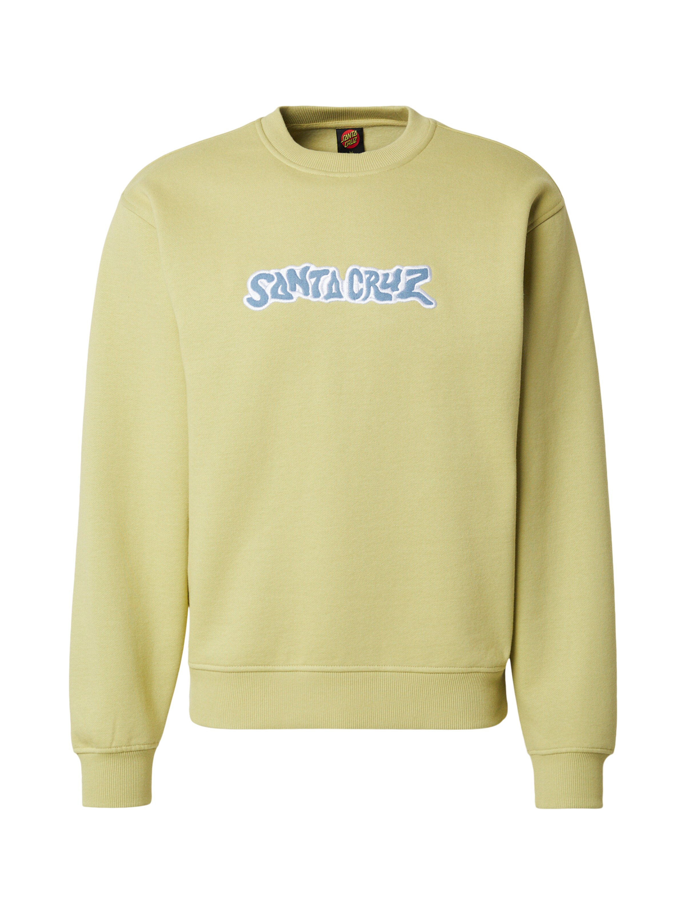 Santa Cruz Sweatshirt in de kleur Duifblauw / Kaki / Wit, Productweergave