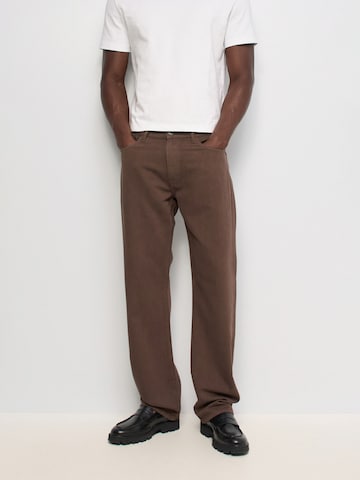 Salsa Jeans Regular ChinoHosen Straight in Braun: Vorderseite
