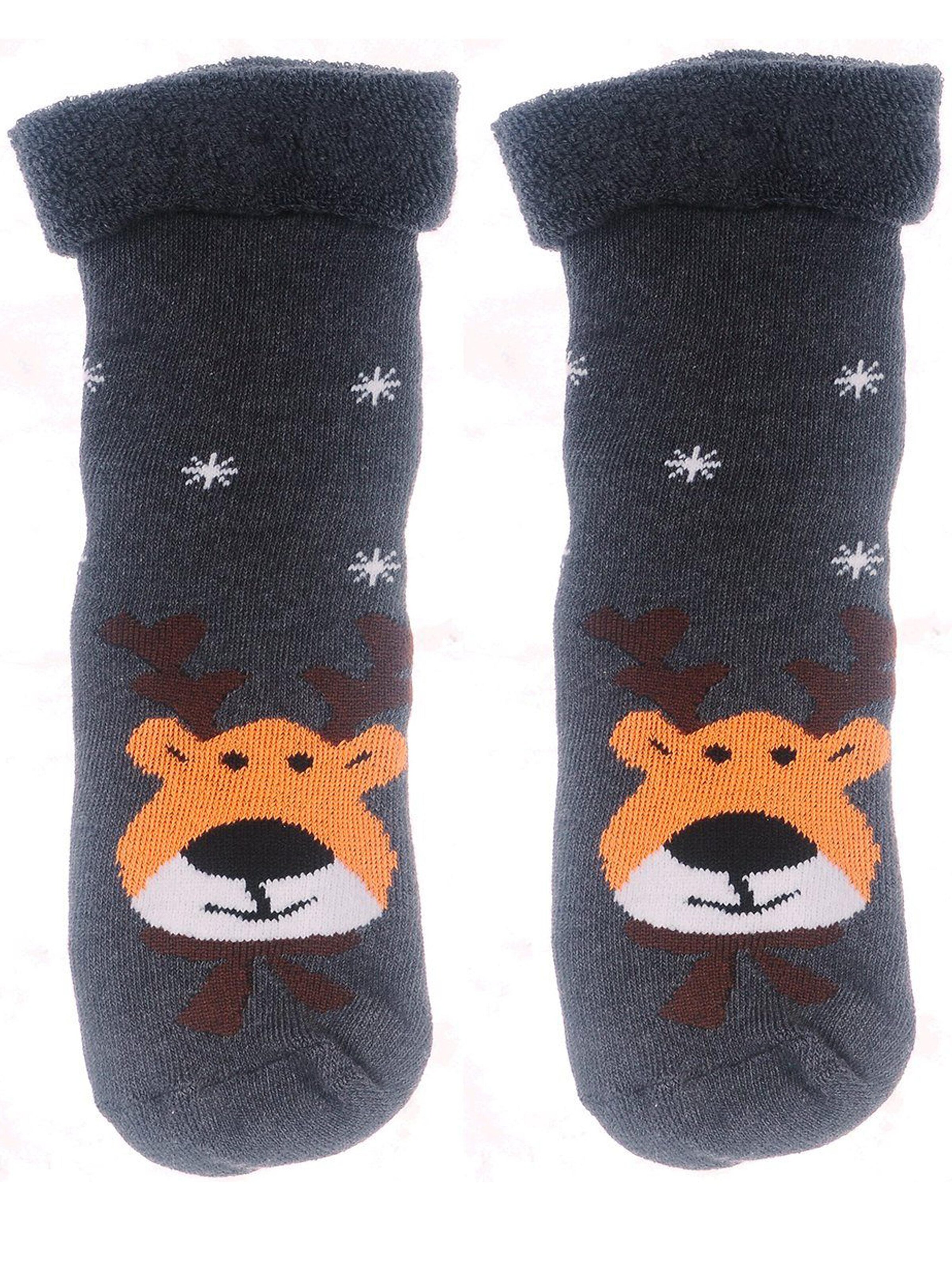 La Bortini Socken‌‌‌‌‌‌‌ in Grau: Vorderseite