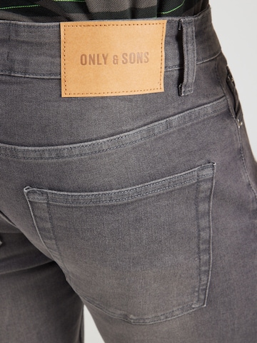 Only & Sons Slim fit Jeans 'ONSLOOM' in Grey