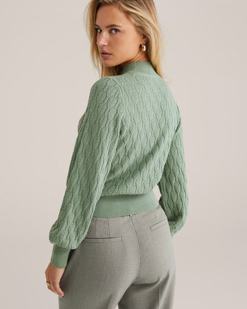 WE Fashion Свитер в Зеленый