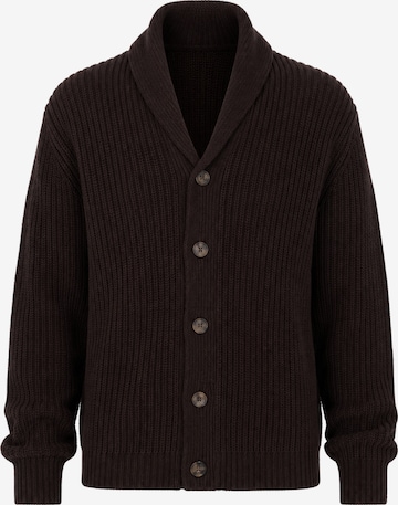 BRAVE SOUL Strickjacke in Braun: Vorderseite