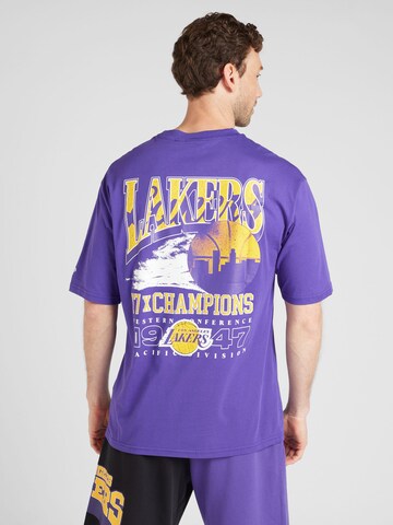 NEW ERA Tričko 'NBA CHAMPIONSHIP' – fialová