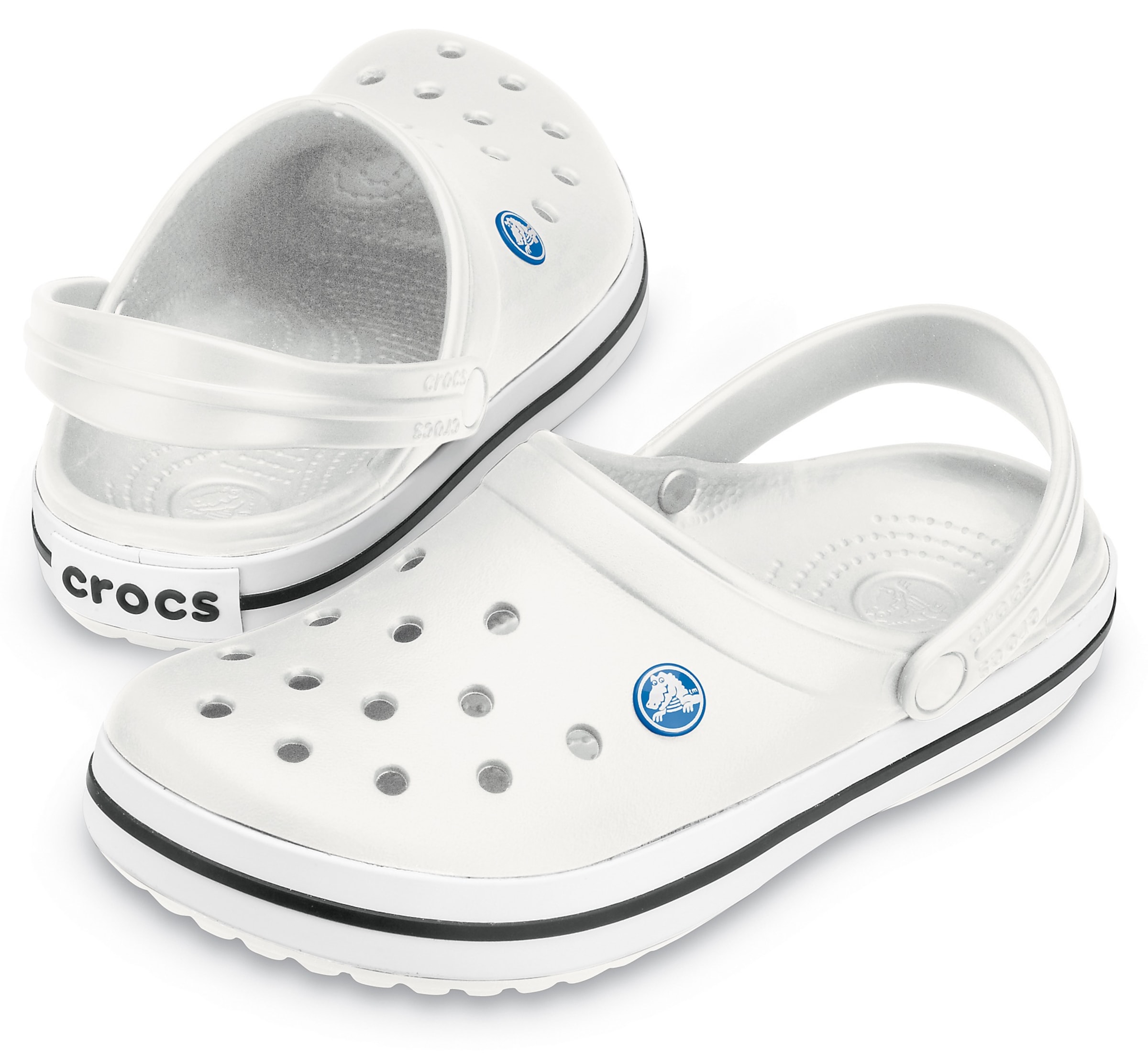 Crocs Clogs 'Crocband' in Weiß