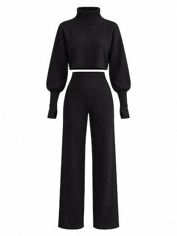 RYVAN Leisure suit 'Zweiteiliges Set' in Black: front