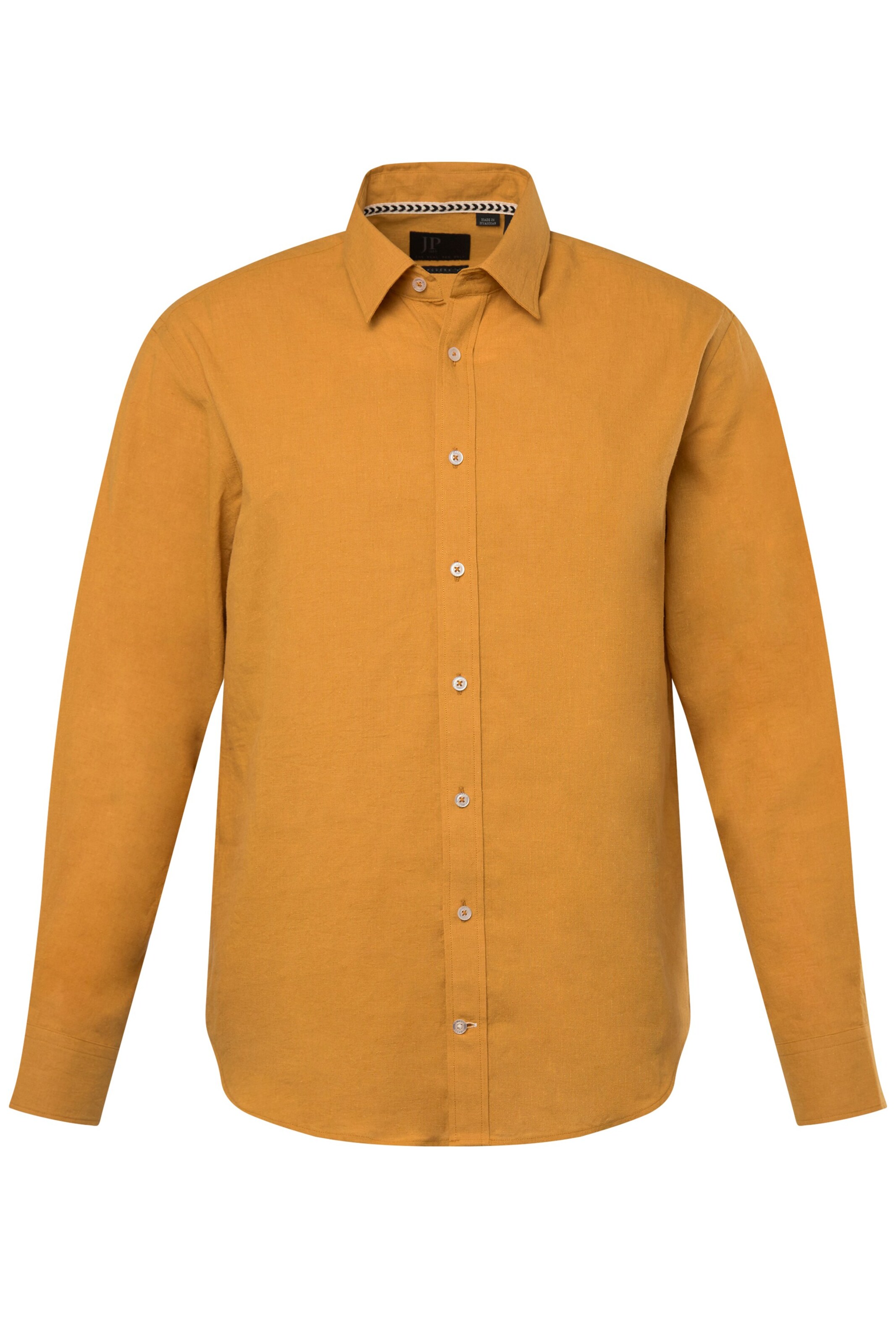 JP1880 Overhemd in Geel: voorkant