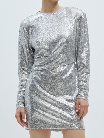 EDITED Dress 'Adriana' in Silver