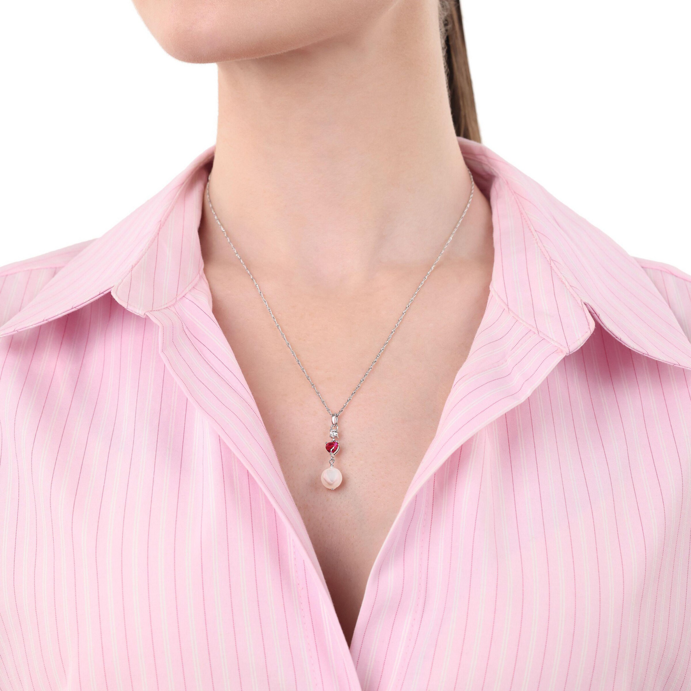 AMOR Necklace in Silver